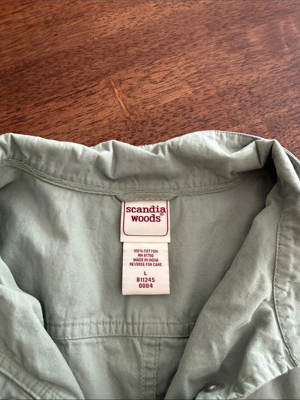 Scandia Woods cotton snap button utility vest